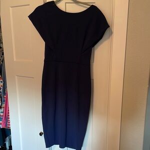 Elegant Navy Blue Dress